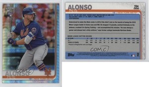 2019 Topps Chrome Prism Refractor Pete Alonso #204 Rookie RC