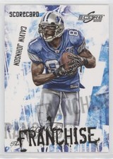 2009 Score The Franchise Scorecard 380/499 Calvin Johnson #8 HOF 0ja4
