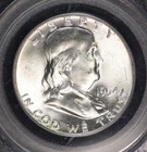 Franklin Silver Half Dollar 1954 P. PCGS MS-65 FBL Blast White Lot 9064-579-2248