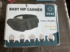 HKAI Baby Hip Carrier with Adjustable Waistband  Breathable Mesh Pocket Bottle
