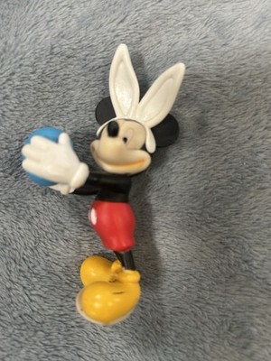 Disney MICKEY MOUSE EASTER BUNNY EASTER EGG Rabbit Ears Figure Toy Cake Topper