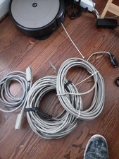 Lot 3: USED 10FT,25FT,and 1 Over 50FT, Amphenol Cable Male-Male,50,25 Ft,1 Male