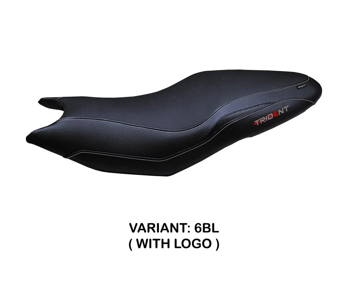 Seat saddle cover Gines Black (BL) TPZ for TRIUMPH TRIDENT 660 2021 2022 19k