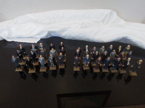 Marx Presidents Vintage 1960's Figurine Set Of 36 Various Condition Complete Set