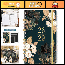 3-Year Monthly Planner 2026-2029, July 2026 - June 2029, Hardcover, Tabs, Pocket
