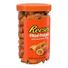Reese's Filled Pretzels, Peanut Butter Pretzel Nuggets, Crunchy, Ready to Eat
