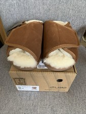 Pick Size - NIB - Lamo Apma Women's Chestnut Slide Wrap Slippers - CW2338WD