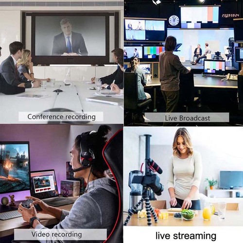 1X(Audio Video Capture Cards to USB 2.0 1080P 4K Record Via DSLR Camcorder3820 - Afbeelding 6 van 10