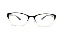 Christian Lacroix Silver Red Metal Cat Eye Half Rim Glasses CL3031 909 51 18 140