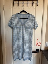 Midi length sweater dress coastal preppy core dress women