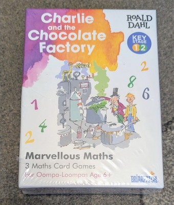 Charlie und die Schokoladenfabrik Wunderbare Mathematikspiele - Briarpatch (2019) Neu