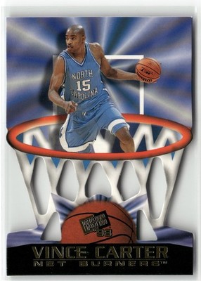 1998 Press Pass Prestige Net Burners Vince Carter Net Burners #NB 4 Carolina