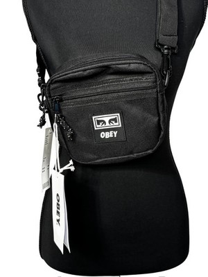 OBEY Conditions Traveler Bag III Crossbody Shoulder Bag Black NWT Unisex