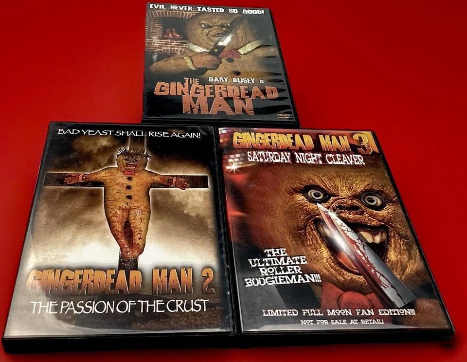 Gingerdead Man 1 2 3 Horror DVD Lot Passion Of The Crust Saturday Night Cleaver - Image 2 of 4