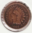 US Rare Old West 1864 Indian Head Penny Coin Collection Civil War Shield Cent 🔥