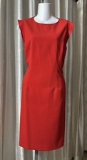 Red Tahari Career Sheath Dress Size 12