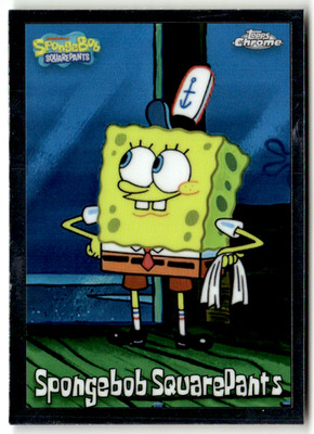Topps SpongeBob Chrome 2025 No. 25 Spongebob Squarepants