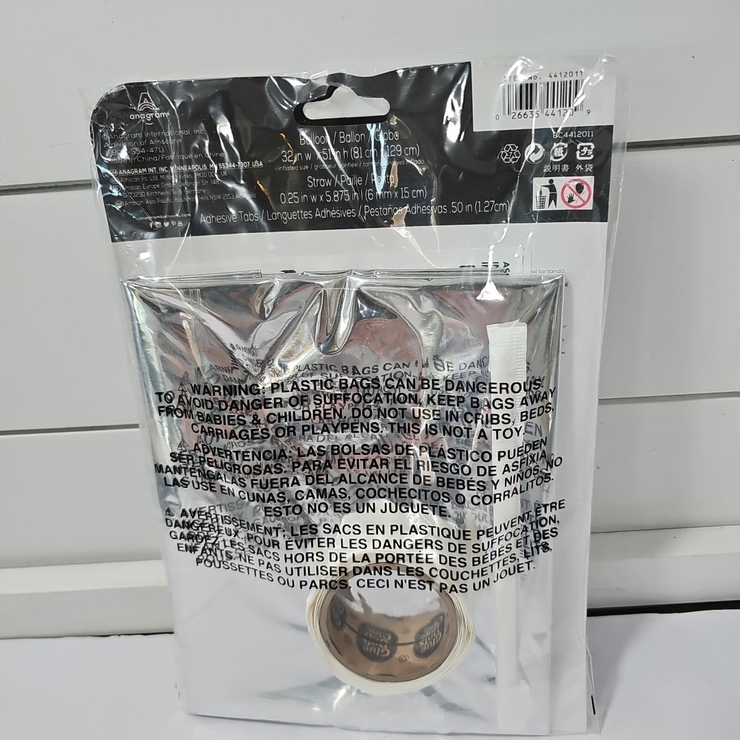 Anagram Balloon Formz 51" Number 8 Foil Balloon Birthday Party Large Party Decor