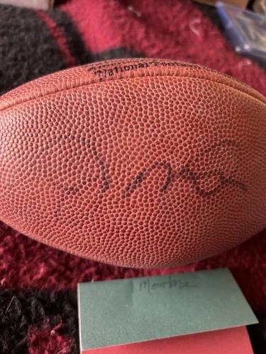 Joe Montana Autographed Mini-Football - SF 49ers Upper Deck Authenticated