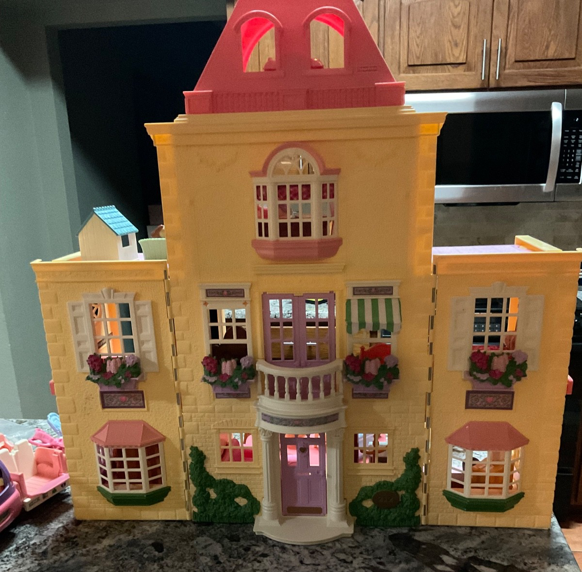Lovely house様ご購入専用ページ 2005 Fisher Price Loving Family Twin Time Grand Mansion Dollhouse