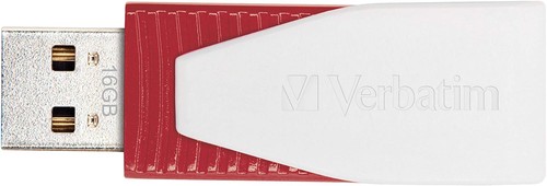 Verbatim 49814 Store 'n' Go Swivel 16 GB USB 2.0 Drive - Red Red 16GB - 第 6/8 張圖片
