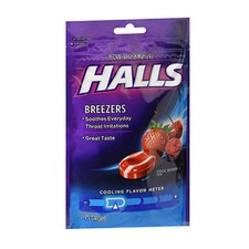 Breezers Pectin Drops Cool Berry 25 Count by Halls