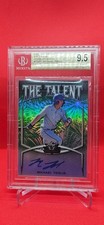 2019 LEAF VALIANT MICHAEL TOGLIA GREEN PRIZMATIC THE TALENT AUTO /99 BGS 9.5