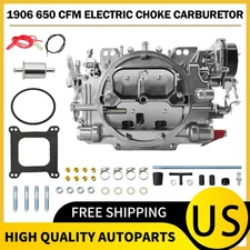 4-Barrel Carburetor For Edelbrock 1906 AVS2 Series Carb Electric Choke 650 CFM