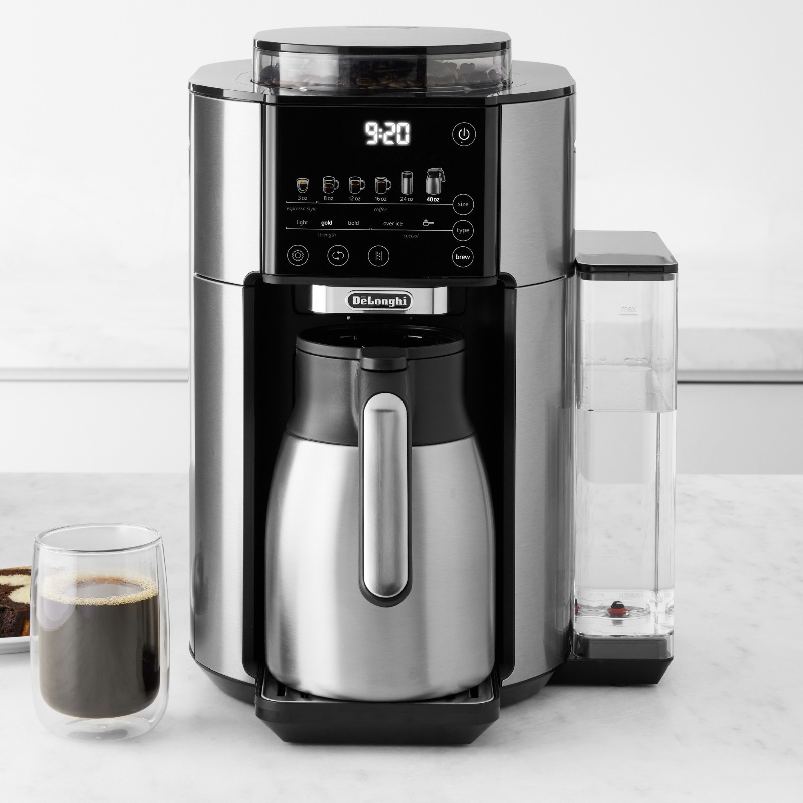 DeLonghi TrueBrew CAM51035M Automatic Coffee Maker, Thermal Carafe