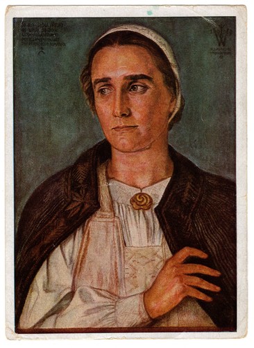 1942 Leader of German Women in Romania 3rd Reich Willrich VDA Feldpost 28694