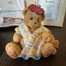 Cherished Teddies  Can  t Bear to See You Under the Weather  Figurine 1997 w/ Box