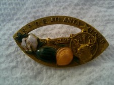 Antique 1923 B.P.O.E ATLANTA Buck, Peach, Wat...