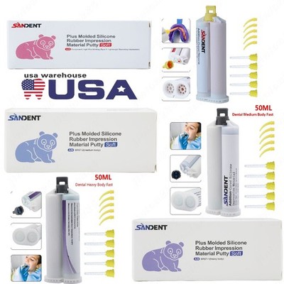 Dental VPS Impression Material FAST SET Light Medium Heavy Body