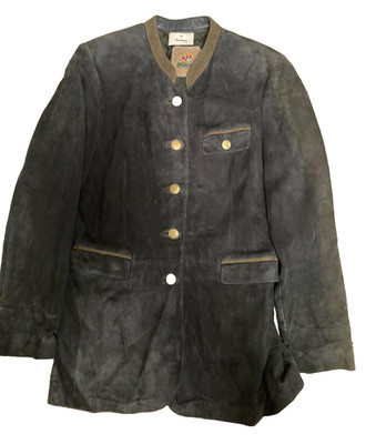 Meindl Suede Leather Bavarian Trachten Jacket Women US 6 German 36 Octoberfest