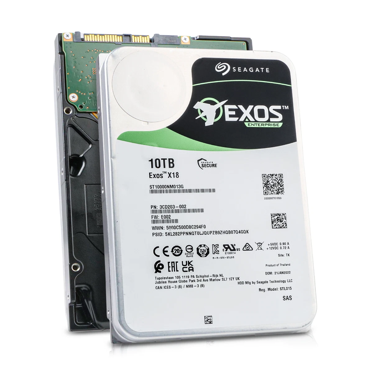 Seagate SAS Internal Hard Disk Drives 10 TB Storage Capacity for