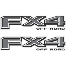 Ford F150 Fx4 Off Road Decals 2021-2026 Black Metallic Replacement Set 2 Ford F150 Fx4 Off Road Decals 2021-2026 Black Metallic Replacement Set 2