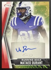 2022 SAGE #A-MD Mataeo Durant Autographs Red