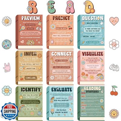 Pasimy Reading Posters Reading Strategies Posters Bulletin Board Decoration E