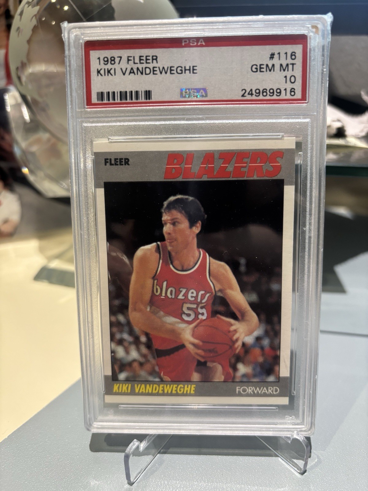 1987-88 Fleer - Kiki Vandeweghe #116 PSA 10
