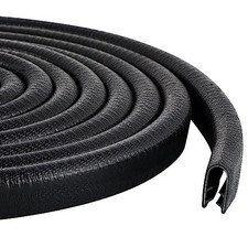 Rubber Edge Trim Guard 10Ft/3M, Adhesive Free Door Edge Protector, U Shape Edge