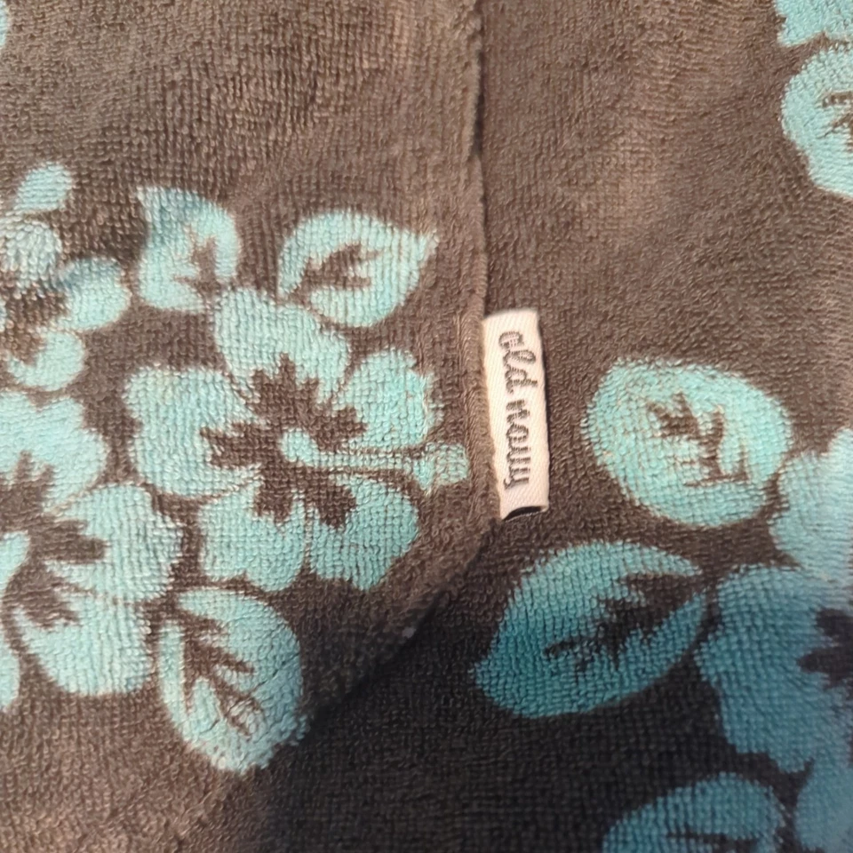 Old Navy Terry Towel Tote Bag  With Flower Print - Image 4 of 4