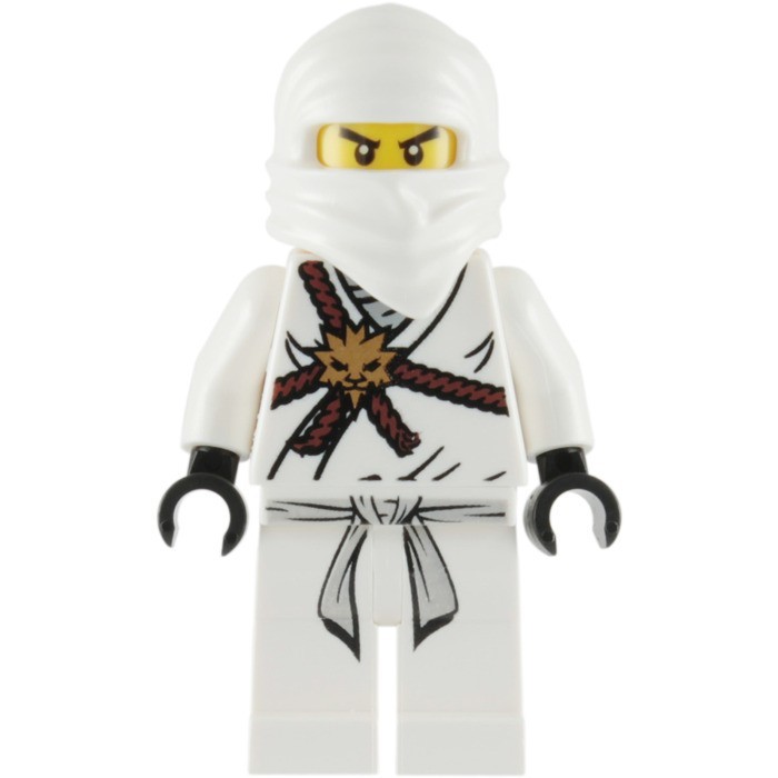 LEGO Ninjago Zane - The Golden Weapons Minifigure 2507 2504 2506