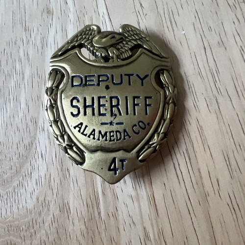 Legendary LawMen - Deputy Sheriff Alameda County Replica Pin 1930s 4T