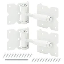 SANKINS Self Closing Gate Hinges Heavy Duty Hardware Hinges for Wooden/Vinyl/...