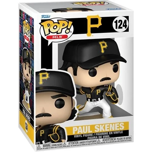 Funko POP! Paul Skenes MLB Pittsburgh Pirates Figure 124 + Protector