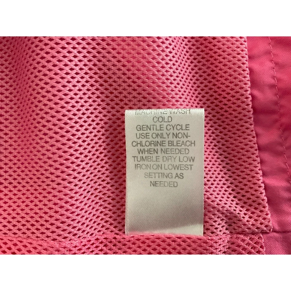 Chaqueta para mujer XL rosa y negra con capucha ropa deportiva talla cortavientos cordón Foto 3 de 4