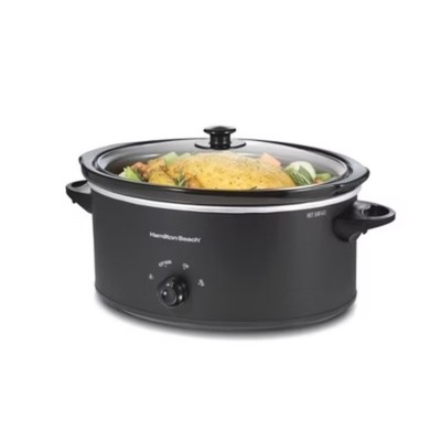 Kitchen 6qt Slow Cooker Large 6 quart capacity for family 