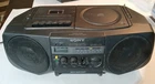 Sony CFD-V20 Mega Bass Boom Box, AM FM Radio, CD Cassette Tape Player Recorder