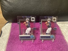 (2) 2022 Donruss Clearly Football Rated Rookie Malik Willis #53 Base & Gold