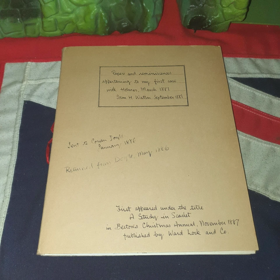 A Study In Scarlet SHERLOCK HOLMES MURDER MYSTERY Interactive Crime Dossier Game - Image 3 of 4